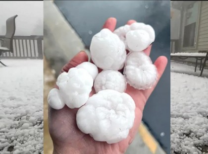 Golflabdányi méretű jég potyogott Magyarországon! Itt a gigavihar:RIASZTÁS! Durva SZÉLLEL ÉS JÉGGEL KÖZELEG a 100km/h vihar!!