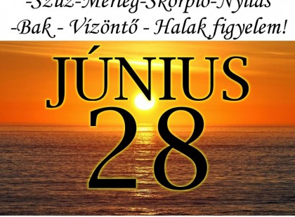 Kos - Bika - Ikrek-Rák-Oroszlán-Szűz-Mérleg-Skorpió-Nyilas-Bak - Vízöntő - Halak figyelem!Hatalmas változást hoz a holnapi nap!Holnapi horoszkóp (SZERDA) (1. oldal)