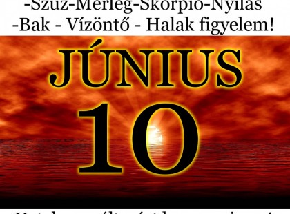 Kos - Bika - Ikrek-Rák-Oroszlán-Szűz-Mérleg-Skorpió-Nyilas-Bak - Vízöntő - Halak figyelem!Hatalmas változást hoz a mai nap!Mai horoszkóp (SZOMBAT)
