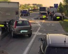 1PERCE ÉRKEZETT: Hatalmas baleset ! Rohantak a mentők: Közel 6 km-es a torlódás, SÁVZÁRÁS! A helyszínelés jelenleg is tart, a torlódás közel 6kilométeres!