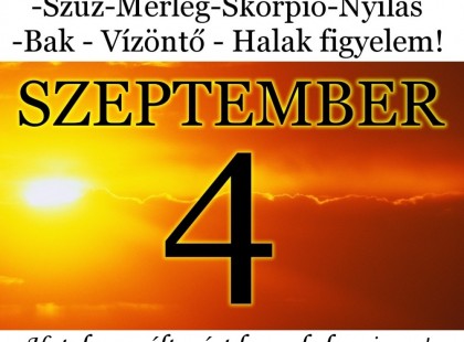 Kos - Bika - Ikrek-Rák-Oroszlán-Szűz-Mérleg-Skorpió-Nyilas-Bak - Vízöntő - Halak figyelem!Hatalmas változást hoz a holnapi nap!Holnapi horoszkóp (HÉTFŐ)