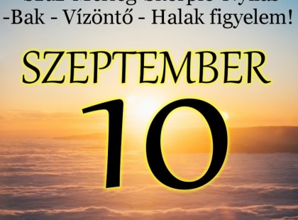 Kos - Bika - Ikrek-Rák-Oroszlán-Szűz-Mérleg-Skorpió-Nyilas-Bak - Vízöntő - Halak figyelem!Hatalmas változást hoz a mai nap!Mai horoszkóp (VASÁRNAP)