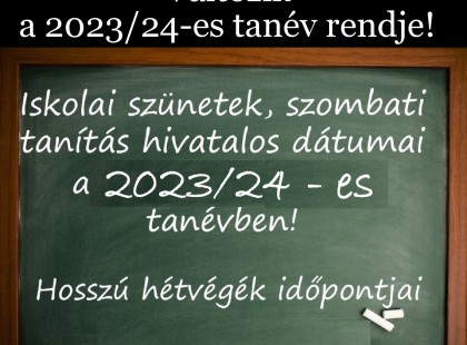 Változik a 2023/24-es tanév rendje! Hivatalos dátumok: ennyivel lesz hosszabb a tavaszi szünet