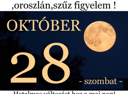Komoly változást hoz a mai nap! Kos - Bika - Ikrek-Rák-Oroszlán-Szűz-Mérleg-Skorpió-Nyilas-Bak - Vízöntő - Halak figyelem!Hatalmas változást hoz a mai nap! Mai horoszkóp (SZOMBAT)