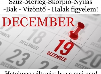 Komoly változást hoz a mai nap! Kos - Bika - Ikrek-Rák-Oroszlán-Szűz-Mérleg-Skorpió-Nyilas-Bak - Vízöntő - Halak figyelem!Hatalmas változást hoz a mai nap!Mai horoszkóp (KEDD)