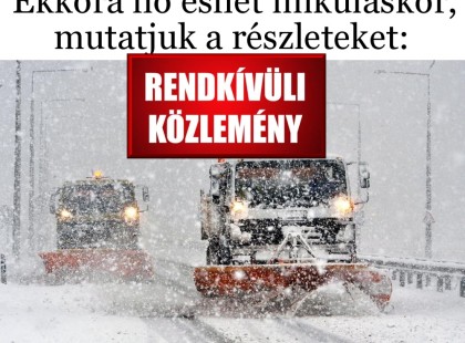 EZ HIHETETLEN! Ekkora hó eshet mikuláskor, mutatjuk a részleteket: