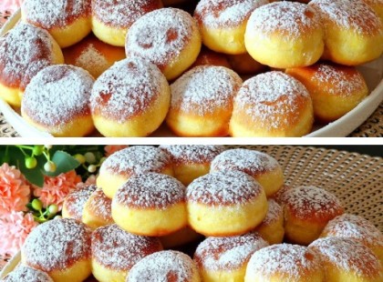 Pudinggal töltött fánk – nem túl zsíros, finom puha, nálunk azonnal elfogyott