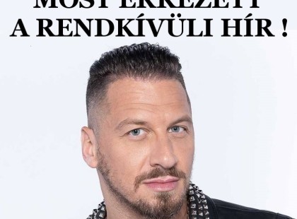 Drámai hír érkezett  estére Vastag Csabáról