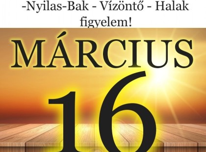 Kos - Bika - Ikrek-Rák-Oroszlán-Szűz-Mérleg-Skorpió-Nyilas-Bak - Vízöntő - Halak figyelem!Hatalmas változást hoz a HOLNAPI nap!HOLNAPI horoszkóp (SZOMBAT)