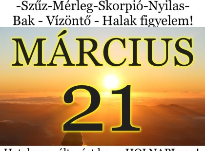 Kos - Bika - Ikrek-Rák-Oroszlán-Szűz-Mérleg-Skorpió-Nyilas-Bak - Vízöntő - Halak figyelem!Hatalmas változást hoz a HOLNAPI nap!HOLNAPI horoszkóp (CSÜTÖRTÖK)