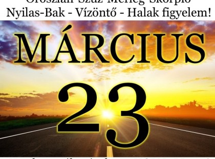 Rák-Kos - Bika - Ikrek-Oroszlán-Szűz-Mérleg-Skorpió-Nyilas-Bak - Vízöntő - Halak figyelem!Hatalmas változást hoz a HOLNAPI nap!HOLNAPI horoszkóp (SZOMBAT)