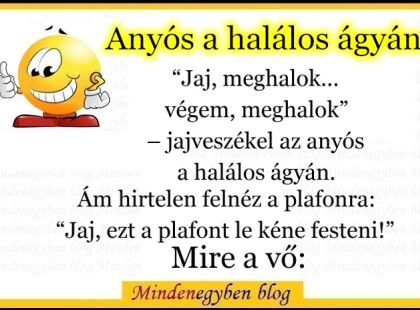 Anyós a halálos ágyán