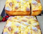Isteni finom almás süti vaníliás krémmel, csupán 5 perc az előkészítés