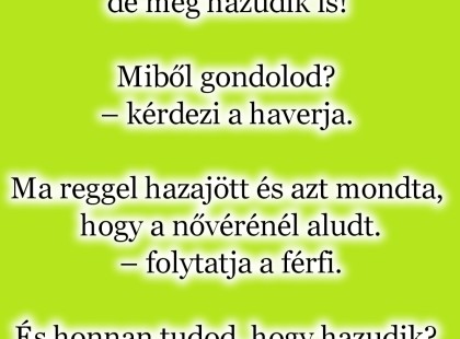 Két férfi beszélget. Az egyik felzaklatva meséli a másiknak