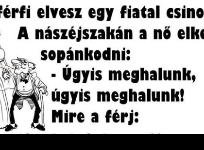 Idős férfi feleségül vesz egy fiatal csinos nőt