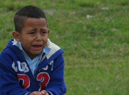 Egy síró kisfiúra lettem figyelmes, mindenki csak elment mellette - sajnos a legrosszabb dolog történt meg.