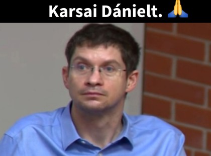 Kórházban ápolják Karsai Dánielt.