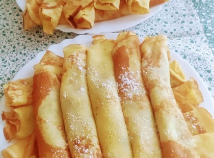 Ez a legfinomabb palacsinta ! Egyszer próbáld ki! Mintha piskóta lenne, olyan puha!