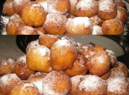 Túrós vaníliás fánkocskák, 20 perc alatt elkészíthető, nem kell keleszteni!