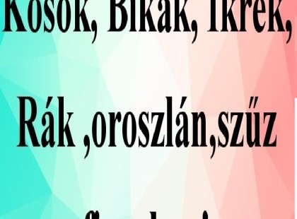 Kosok, Bikák, Ikrek,Rák ,oroszlán,szűz figyelem! Mai horoszkóp (HÉTFŐ)