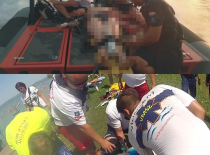 1 perce érkezett!Belefulladt egy férfi a Balatonba