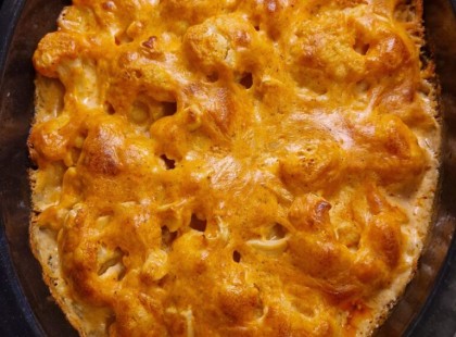 30 perces pirított karfiol, tepsisen, nagy kedvenc