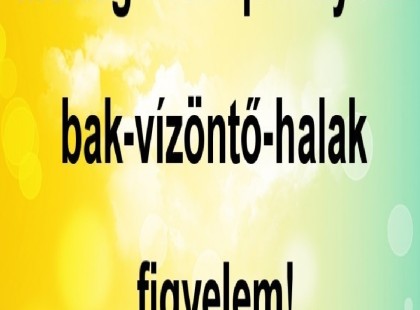 Mérleg - skorpió-nyilas -bak-vízöntő-halak figyelem!Hatalmas változást hoz a MAIi nap!Mai horoszkóp (CSÜTÖRTÖK)