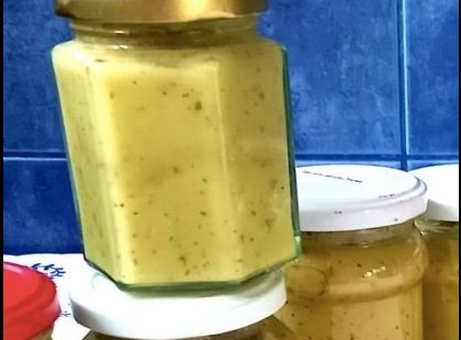 Fűszeres cukkinimártás télire, tartósítószer nélkül