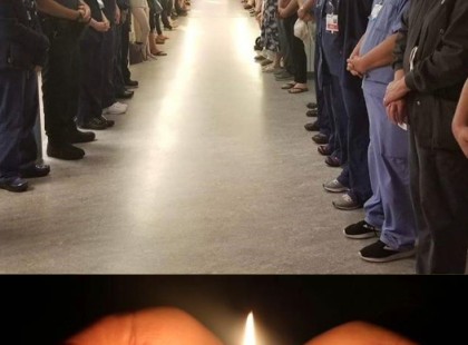 MÉLY TISZTELET NEKI: A kórházi dolgozók tisztelegnek az apa előtt aki szervei adományozásával 50 életet mentett meg