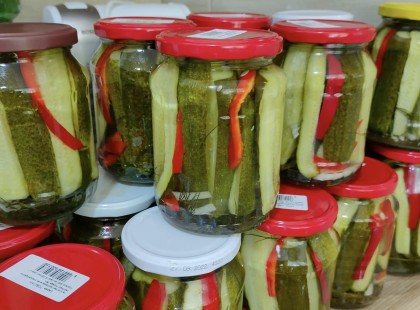 Negyedelt uborka télire, szerintem nagyon finom