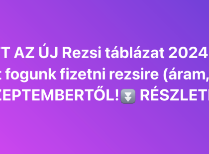ITT AZ ÚJ Rezsi táblázat 2024: Ennyit fogunk fizetni rezsire (áram, gáz, víz) SZEPTEMBERTŐL!