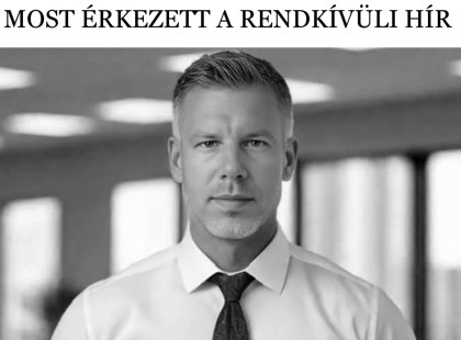 1 perce érkezett a hír Magyar Péterről !