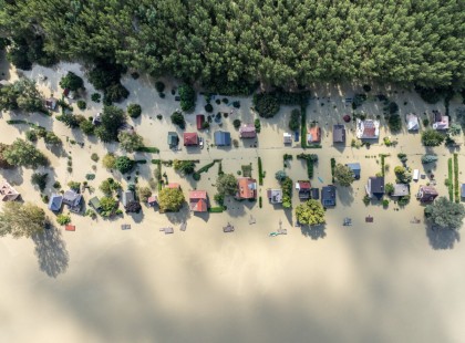 Hatalmas a baj: Víz alá került a magyar település a Duna felső szakaszán (+fotók)