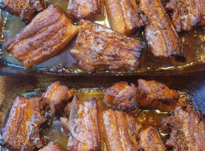 Sörben sült oldalas recept, család kedvence