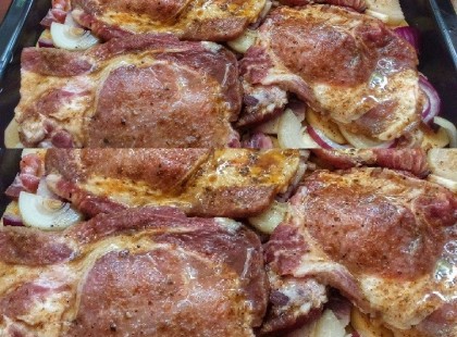 Tepsis rakott karaj, ahogy én készítem fotókkal lépésről lépésre