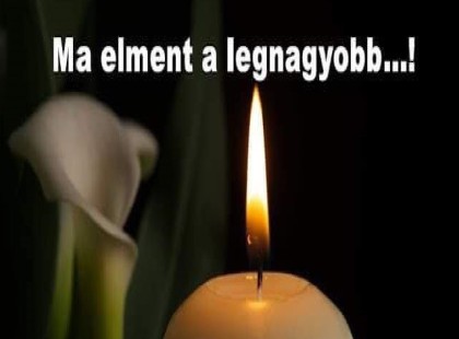 1 perce érkezett ! Nyugodjanak békében!két magyar sportolót is elveszítettünk