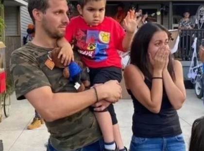 Egy vágya volt az 5 éves kisfiúnak, akinek már csak hetei vannak hátra – a szomszédok teljesítették a kívánságát