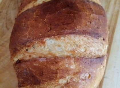 Burgonyás kenyér sült ma nálunk, isteni lett