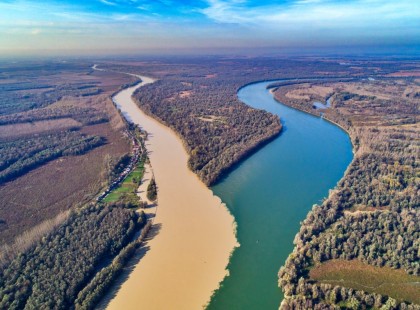 A Duna valóban kék! Nézd meg a Dráva torkolatának lélegzetelállító felvételét