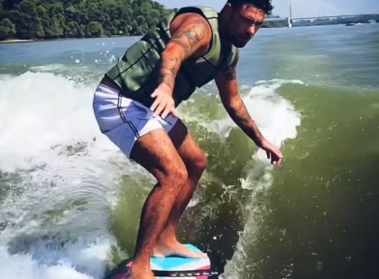 Krausz Gábort levideózták: így remekel a különleges sportágban!