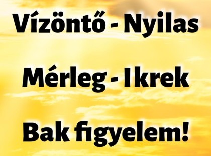 figyelem!Hatalmas változást hoz a holnapi nap!Holnapi horoszkóp (PÉNTEK)