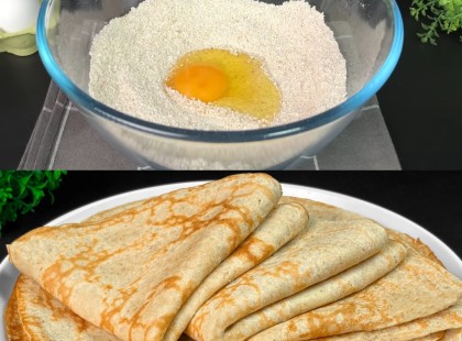 5 perces egészséges zabpehely palacsinta recept – tökéletes reggelire vagy bármikor!Se liszt, se cukor!