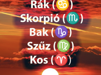 Ikrek (♊) Rák (♋) Skorpió (♏) Bak (♑) Szűz (♍) Kos (♈-Horoszkóp Keddre –