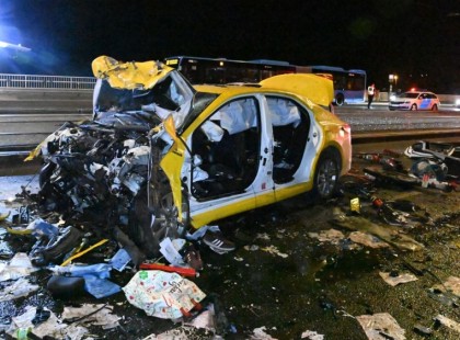 baleset az autópályán! Közel 10 km-es a torlódás.....,1 óra az átjutási idő.