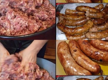 A legfinomabb házikolbász receptje, csak kevés háziasszony tudja mitől ilyen finom!
