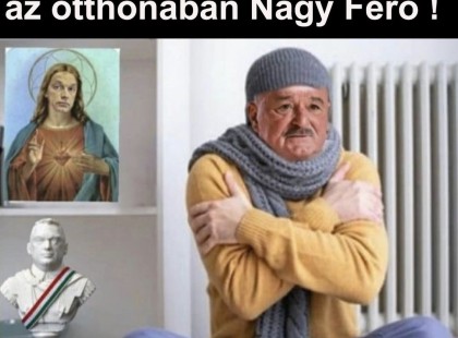 Saját otthonában fagy meg majdnem Nagy Feró, 16 fokban fáznak a feleségével