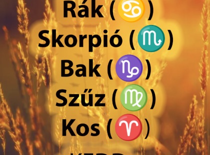 Horoszkóp keddre - Ikrek (♊) Rák (♋) Skorpió (♏) Bak (♑) Szűz (♍) Kos (♈