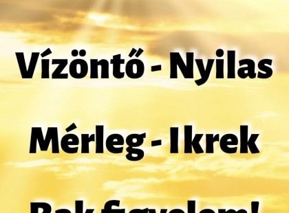 figyelem!Hatalmas változást hoz a holnapi nap!Holnapi horoszkóp (PÉNTEK)