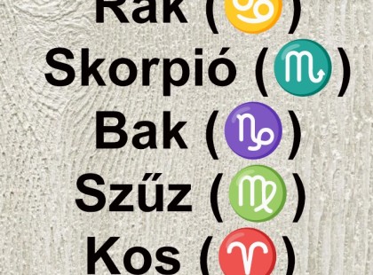 Horoszkóp -VASÁRNAPRA Ikrek (♊) Rák (♋) Skorpió (♏) Bak (♑) Szűz (♍) Kos (♈)