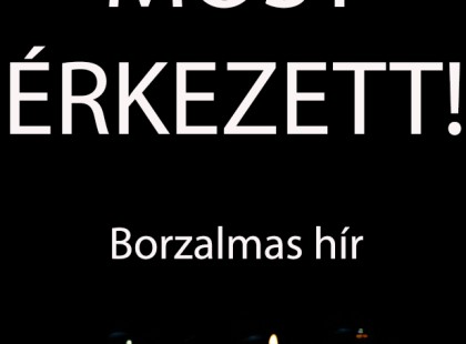 Borzalmas hír jött ma reggelre– éjszaka örökre lehunyta szemét… Gyászba borult az egész MAGYARORSZÁG!hatalmas név távozott közülünk!
